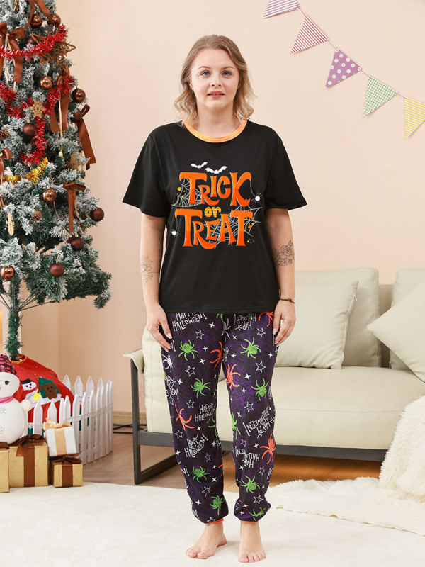 Parent-Child Spider Pajama Set