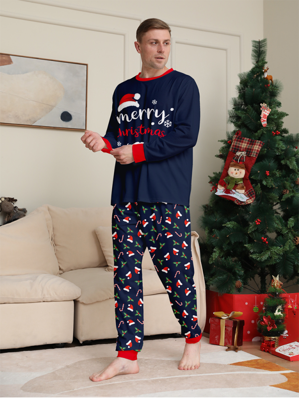 Christmas loungewear parent-child suit