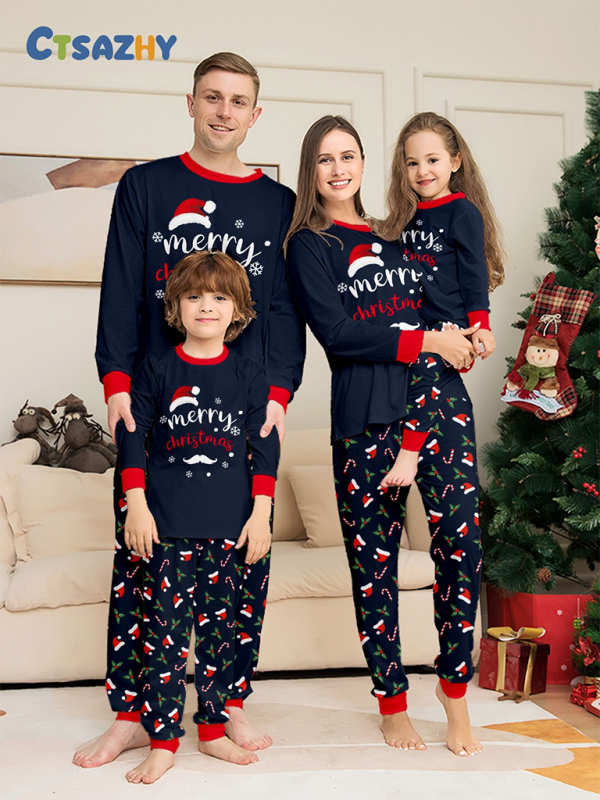 Christmas loungewear parent-child suit