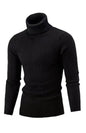 Men's Warm Turtleneck Casual Slim Fit Fall Winter Knitted Pullover Sweaters - Hiccupzz