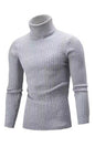 Men's Warm Turtleneck Casual Slim Fit Fall Winter Knitted Pullover Sweaters - Hiccupzz