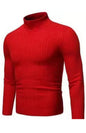 Men's Warm Turtleneck Casual Slim Fit Fall Winter Knitted Pullover Sweaters - Hiccupzz