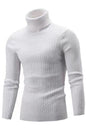 Men's Warm Turtleneck Casual Slim Fit Fall Winter Knitted Pullover Sweaters - Hiccupzz