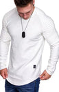 Men's Long Sleeve T-Shirt Muscle Fitted T Shirt Gym Workout Athletic Tee - Hiccupzz