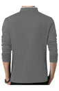 Solid Long Sleeve Large Men's T-Shirt - Hiccupzz
