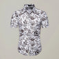 Men's Summer Fashion Short Sleeve Printed Shirt - Hiccupzz