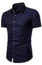 Men's Summer Fashion Short Sleeve Printed Shirt - Hiccupzz