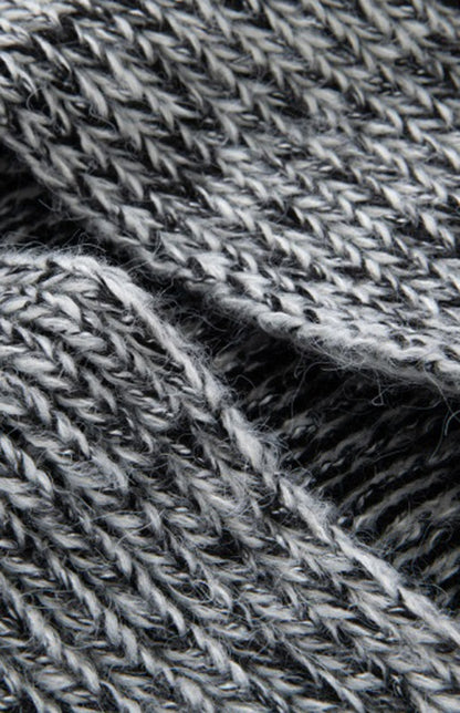 Men's Mid Length Hooded Knit Cardigan Horn Buckle Hooded Long Sweater - Hiccupzz