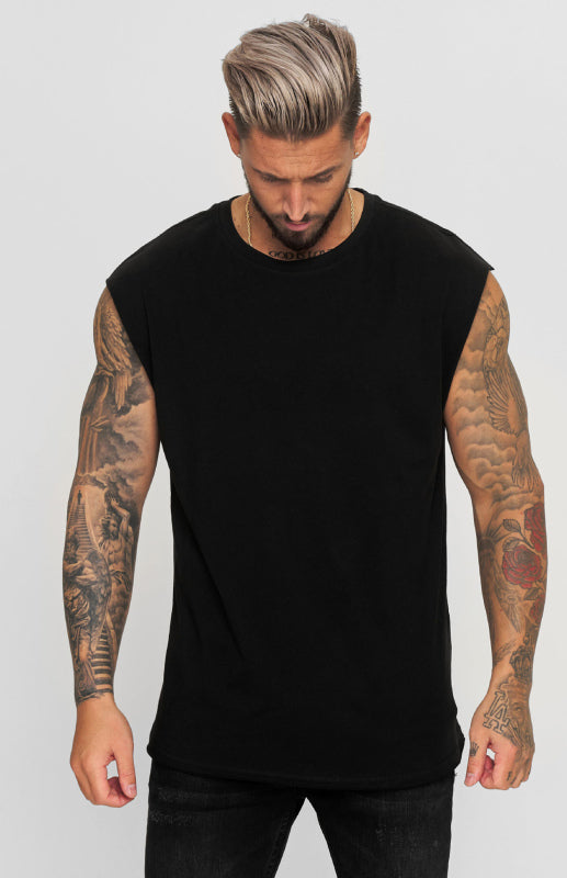 Camiseta sin mangas holgada informal de verano para hombre 