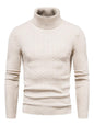Men's knitted sweater cross-border turtleneck slim fit bottoming sweater - Hiccupzz
