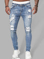 Men's Fashion Ripped Slim Skinny Jeans - Hiccupzz