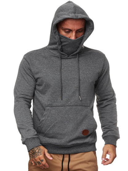 Men's Sweatshirt Hoodie Long Sleeve T-Shirt Call of Duty Sweatshirt Face Mask - Hiccupzz