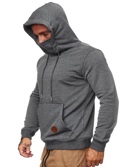 Men's Sweatshirt Hoodie Long Sleeve T-Shirt Call of Duty Sweatshirt Face Mask - Hiccupzz