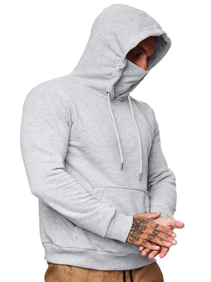 Men's Sweatshirt Hoodie Long Sleeve T-Shirt Call of Duty Sweatshirt Face Mask - Hiccupzz