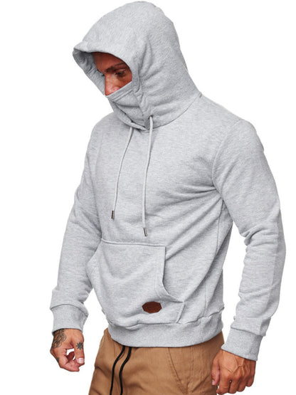 Men's Sweatshirt Hoodie Long Sleeve T-Shirt Call of Duty Sweatshirt Face Mask - Hiccupzz