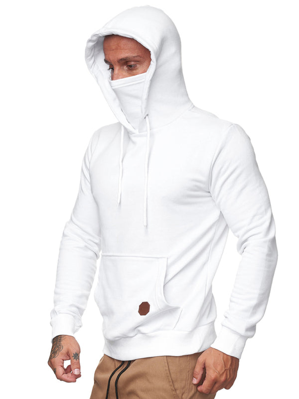 Men's Sweatshirt Hoodie Long Sleeve T-Shirt Call of Duty Sweatshirt Face Mask