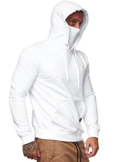 Men's Sweatshirt Hoodie Long Sleeve T-Shirt Call of Duty Sweatshirt Face Mask - Hiccupzz