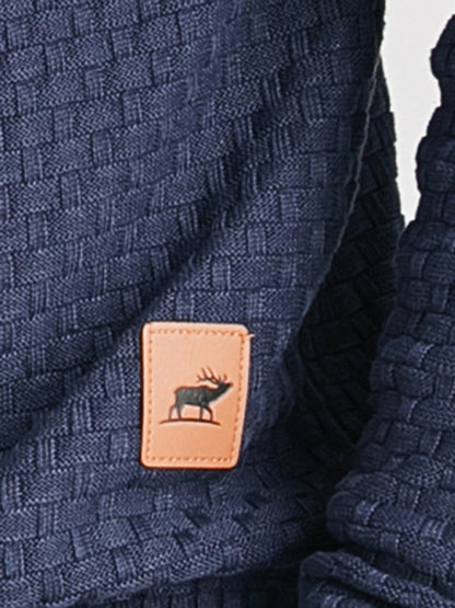 Hooded Pullover Knitwear Sports Casual Men's Sweater - Hiccupzz