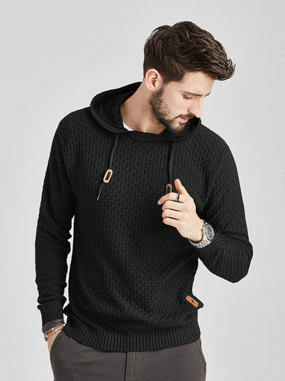 Hooded Pullover Knitwear Sports Casual Men's Sweater - Hiccupzz