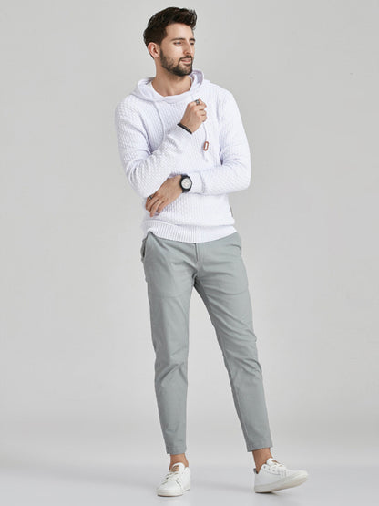 Hooded Pullover Knitwear Sports Casual Men's Sweater - Hiccupzz