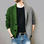 Men's Color Block Single Breasted Casual Knit Cardigan - Hiccupzz