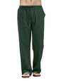 Men's Solid Color Linen Blend Drawstring Pants - Hiccupzz