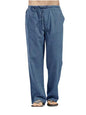Men's Solid Color Linen Blend Drawstring Pants - Hiccupzz