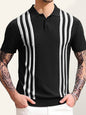 Men's Striped Light Business Casual POLO Shirt - Hiccupzz
