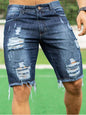 Men's Chopper Ripped Denim Shorts - Hiccupzz