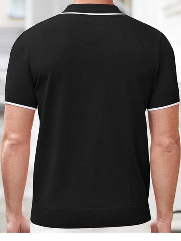 New style zipper sweater casual business polo shirt - Hiccupzz