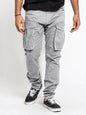 Men's Solid Color Multi-Pocket Casual Cargo Pants - Hiccupzz