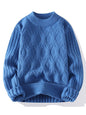 New Men's Loose Casual Round Neck Knitted Sweater - Hiccupzz