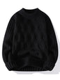 New Men's Loose Casual Round Neck Knitted Sweater - Hiccupzz