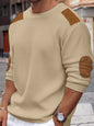 Men's Autumn-Winter Patchwork Textured Sweater - Hiccupzz