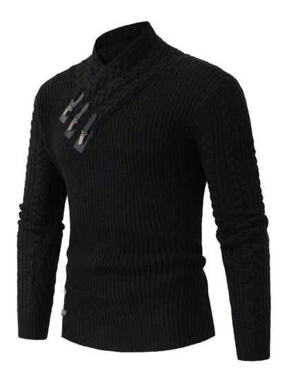Men's Cable Knit Sleeveless Sweater - Hiccupzz
