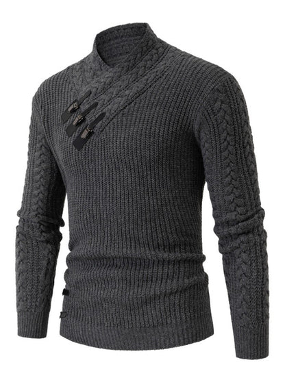 Men's Cable Knit Sleeveless Sweater - Hiccupzz