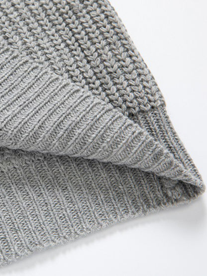 Men's Cable Knit Sleeveless Sweater - Hiccupzz