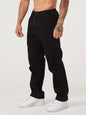 Men's spliced solid color casual sports loose overalls - Hiccupzz