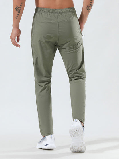 Men's quick-drying elastic casual fitness training trousers - Hiccupzz