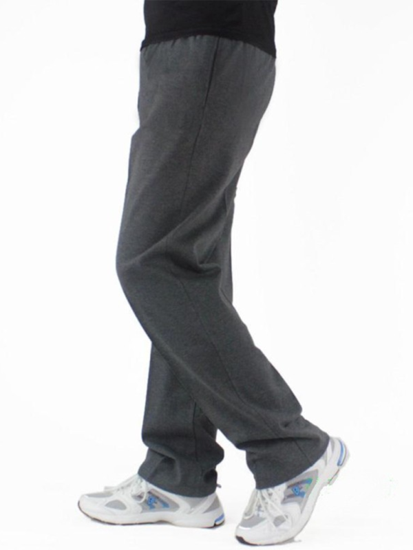 New men's casual straight solid color loose trousers