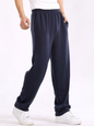 New men's casual straight solid color loose trousers - Hiccupzz