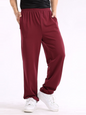 New men's casual straight solid color loose trousers - Hiccupzz