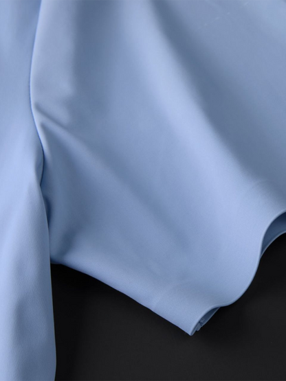 Men's light ice silk high elastic short sleeve shirt - Hiccupzz