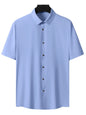 Men's light ice silk high elastic short sleeve shirt - Hiccupzz