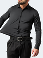 Men's non-iron wrinkle-resistant long-sleeve shirt - Hiccupzz