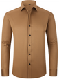 Men's non-iron wrinkle-resistant long-sleeve shirt - Hiccupzz