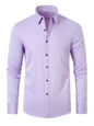 Men's non-iron wrinkle-resistant long-sleeve shirt - Hiccupzz