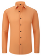 Men's non-iron wrinkle-resistant long-sleeve shirt - Hiccupzz