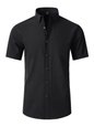 Men's non-iron wrinkle-resistant short-sleeved shirt - Hiccupzz