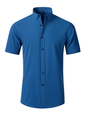 Men's non-iron wrinkle-resistant short-sleeved shirt - Hiccupzz